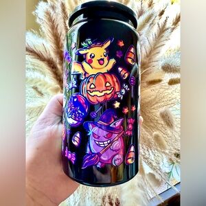 The Wild Taurus Halloween Pokémon Themed Black Stainless Steel 16oz Cup